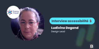 Interview Accessibilité réalisée par Warren Walter : Ludivine Degand, Design Lead chez France Travail.